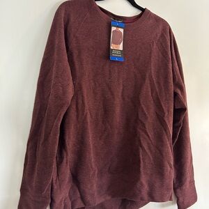 Banana Republic Maroon Crew Pullover NWT